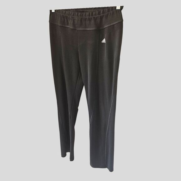 ADIDAS Women's Drawstring off black Workout Pants with Climalite Size M - Picture 7 of 12